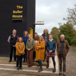 Meeting participants outside the Boiler House, Botanic Gardens, St Andrews